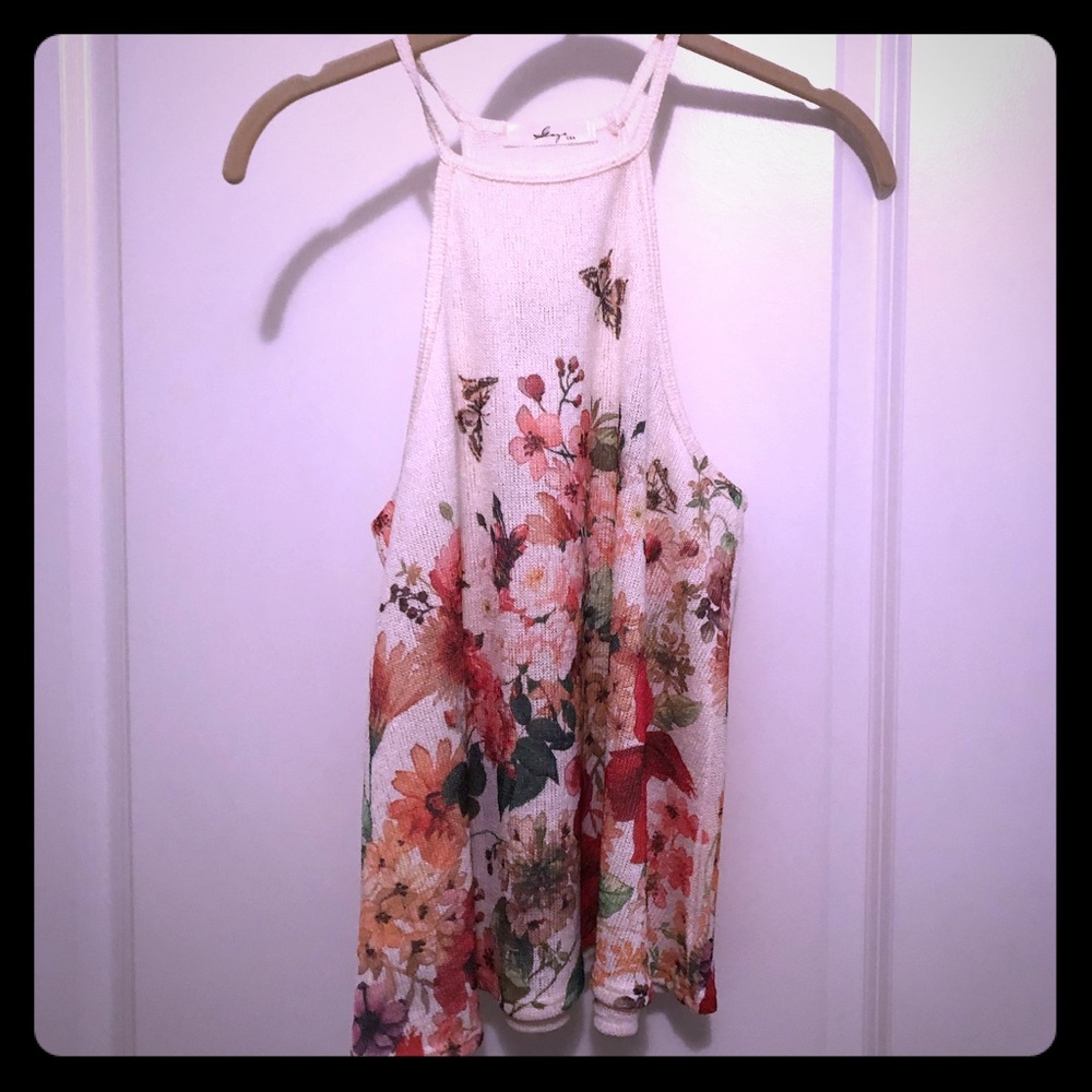 High neck tank top